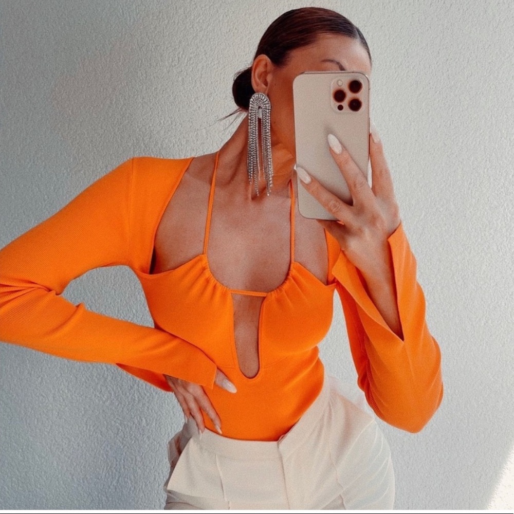 CUT OUT KNIT BODYSUIT || ZARA || YKCLOSET
